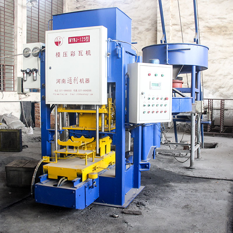 模壓式水泥彩瓦機(jī)用途，工藝流程